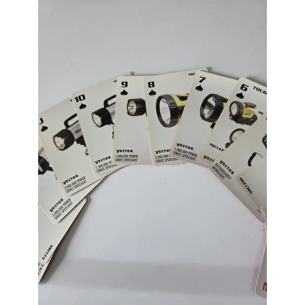 Vector Mfg Deck Of playing cards Power Batteries‎ Products Advertising